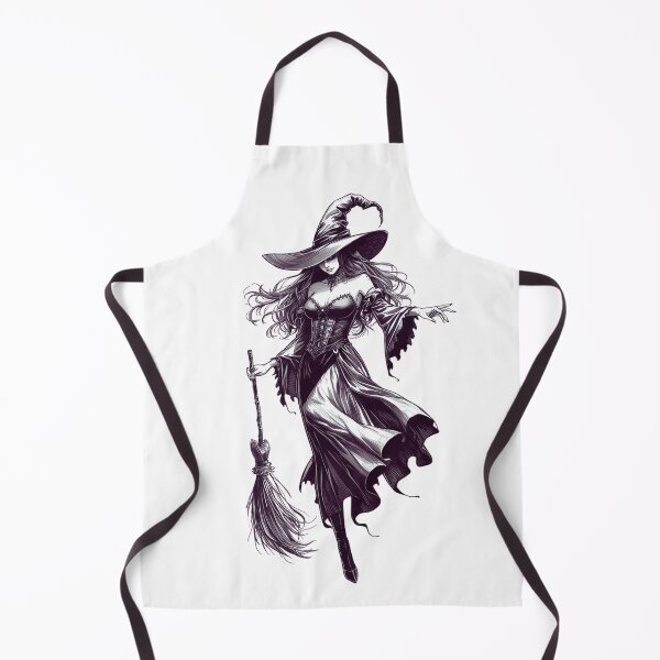 Item preview, Flying Gothic Witch designed and sold by BlondeBalance.