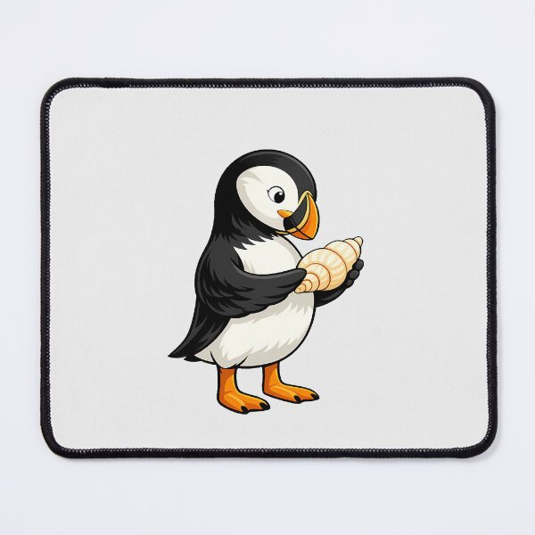 Item preview, Cute Puffin Seashell Finder designed and sold by Ombrya.