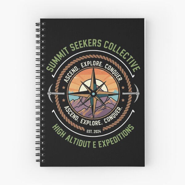 Item preview, Summit Seekers Collective – High Altitude Expedition Emblem designed and sold by Dogandesighn.