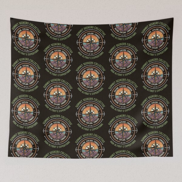 Item preview, Summit Seekers Collective – High Altitude Expedition Emblem designed and sold by Dogandesighn.