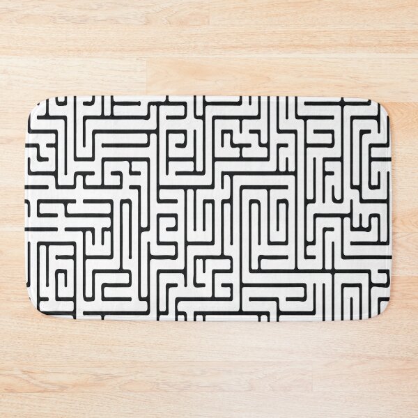 Item preview, Complex Black and White Maze Design designed and sold by Arturo Daniel Garcia Palomo.