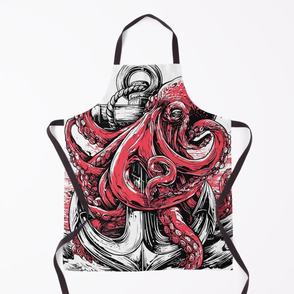 Item preview, The Flat Fill Kraken designed and sold by Retro Type.