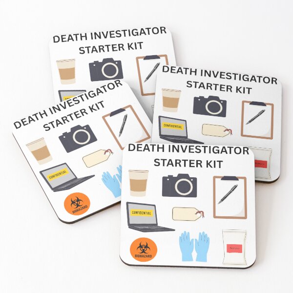 Item preview, The Death Investigator Starter Kit  designed and sold by TheMackieShop.