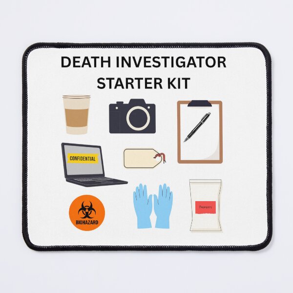 Item preview, The Death Investigator Starter Kit  designed and sold by TheMackieShop.