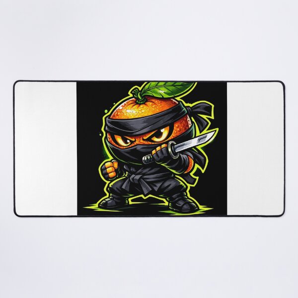 Item preview, Ninja Orange Cartoon Fruit Warrior designed and sold by novyron.