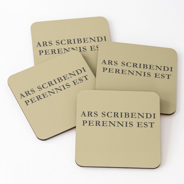 Item preview, Ars Scribendi Perennis Est Latin Writer Dark Academia Design designed and sold by semenol.
