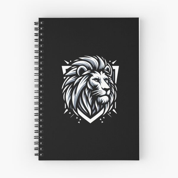 Item preview, Stylized lion head illustration with intricate details and a bold design, symbolizing strength and courage. designed and sold by beast-net.