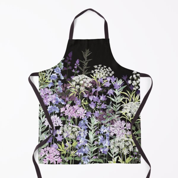 Item preview, Midnight Botanical Wildflower Garden Meadow designed and sold by Fiona Calder Designs.