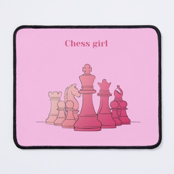 Item preview, Pink Chess Girl - Aesthetic Chess Pieces for Her designed and sold by RoshkaShop.