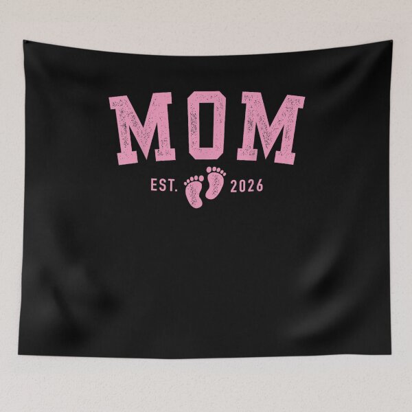 Item preview, Mommy Mom Est 2026 Pink Baby Feet Girl First Time designed and sold by Boutkimaewab.