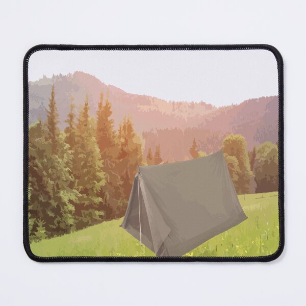 Item preview, Peaceful Camping Tent at Sunrise designed and sold by Arturo Daniel Garcia Palomo.