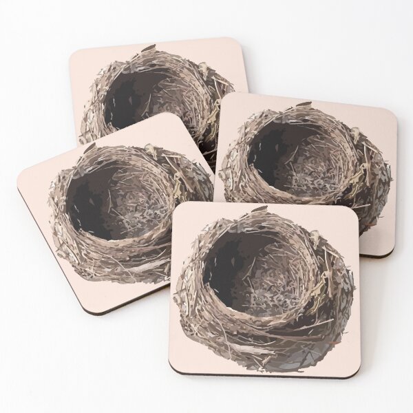 Item preview, Detailed Empty Bird Nest Illustration designed and sold by Arturo Daniel Garcia Palomo.