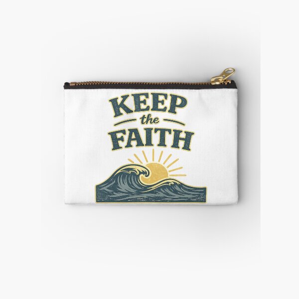 Item preview, Keep the Faith – Christian Inspirational Ocean Wave Design designed and sold by SoulThread Studio.