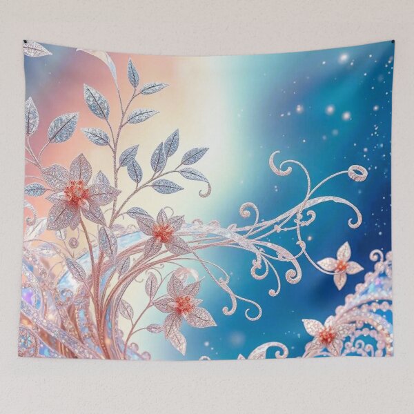 Aperçu de l'œuvre fleurs de diamant, rêve de licorne créée et vendue par PurvaNimfaMagic.