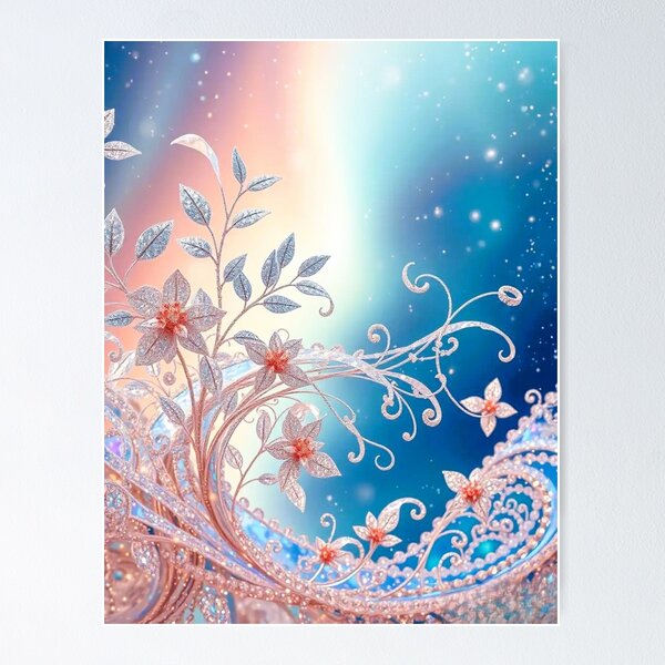 Item preview, flores de diamante, sueño de unicornio designed and sold by PurvaNimfaMagic.