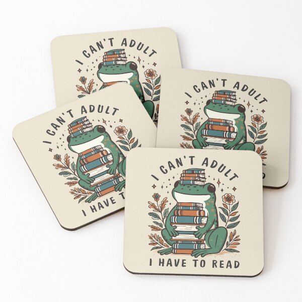 Item preview, I Can’t Adult, I Have to Read – Funny Book Lover Quote designed and sold by Scaryzz.