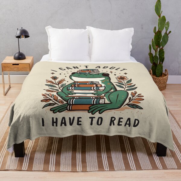 Item preview, I Can’t Adult, I Have to Read – Funny Book Lover Quote designed and sold by Scaryzz.