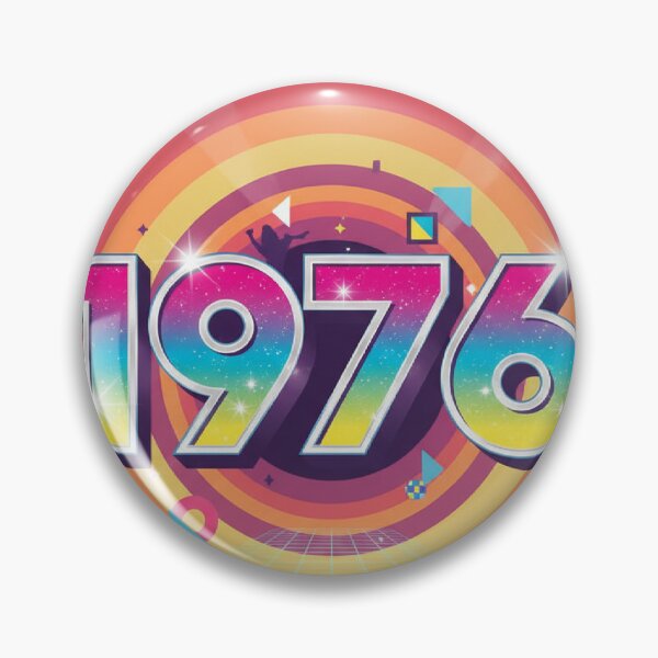 Item preview, Colorful 1976 Year Design #1976 #year #anniversary #dateofbirth  designed and sold by Fanybany.