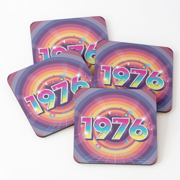 Item preview, Colorful 1976 Year Design #1976 #year #anniversary #dateofbirth  designed and sold by Fanybany.