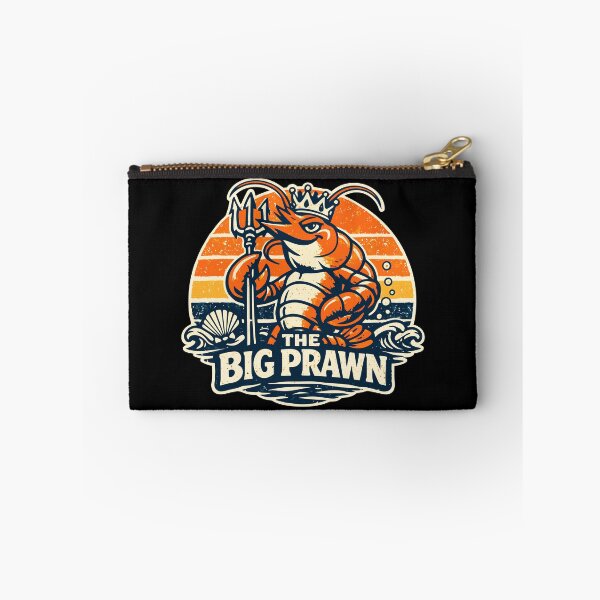 Item preview, The Big Prawn - Funny Shrimp King Retro Ocean Meme designed and sold by TomoMadeIt.