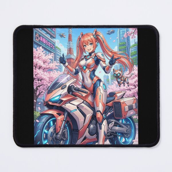 Item preview, Cyber Biker Neon Waifu Thumbs Up8a designed and sold by RadaQueen.