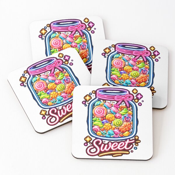 Item preview, neon candy jar designed and sold by hiperdinotees.
