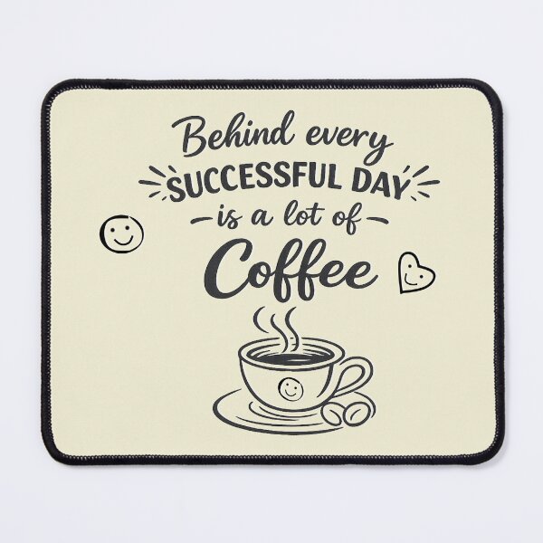 Item preview, Coffee quote. Behind every Successful day is a lot of Coffee. designed and sold by Natart1004.