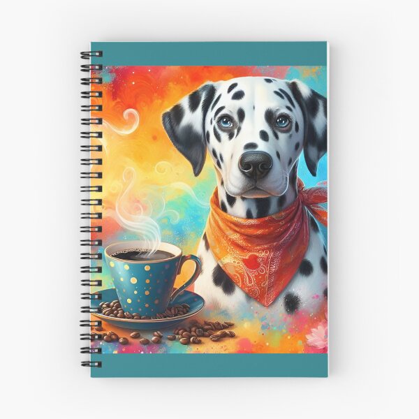 Item preview, Dalmatian Drinking Coffee designed and sold by The Coffee Critters.