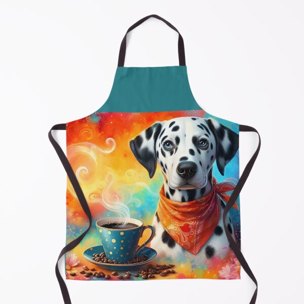 Item preview, Dalmatian Drinking Coffee designed and sold by The Coffee Critters.