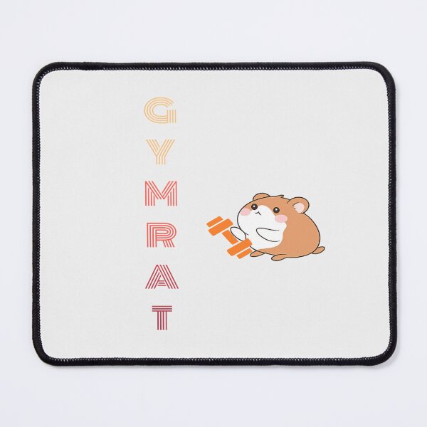 Item preview, GYMRAT Hamster Fitness Logo designed and sold by StrongEveryDayStore.