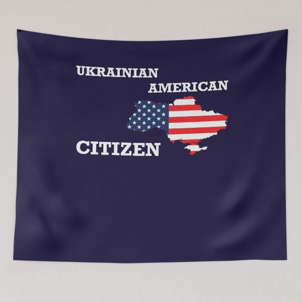 Item preview, Citizenship gift US Ukrainian flag Naturalization citizen present designed and sold by ComboT.