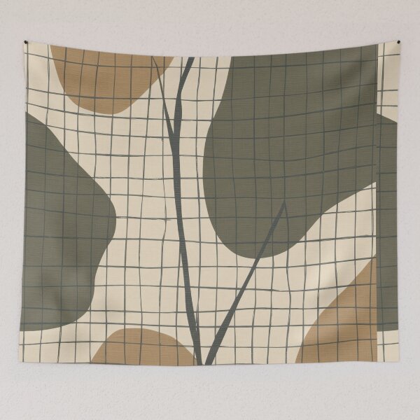 Item preview, Neutral Abstract Grid Pattern designed and sold by SignumShop.