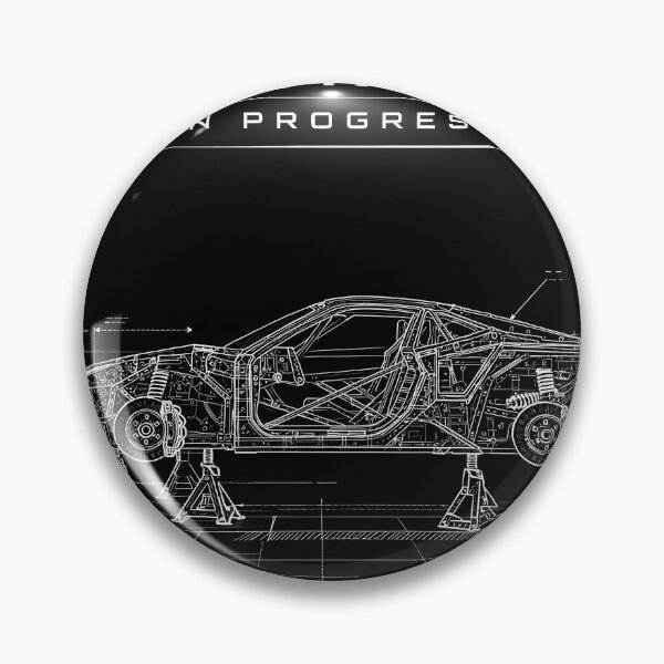 Item preview, Financial Mistake In Progress - Project Car Blueprint Art designed and sold by WavesStation.