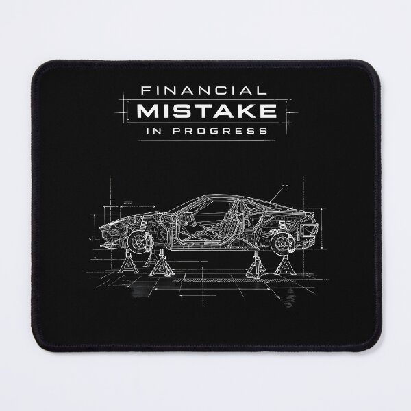 Item preview, Financial Mistake In Progress - Project Car Blueprint Art designed and sold by WavesStation.