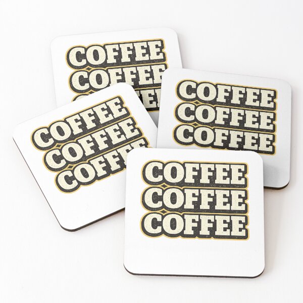 Item preview, Coffee Coffee Coffee Shirt, Funny Typography T-Shirt designed and sold by edman765.
