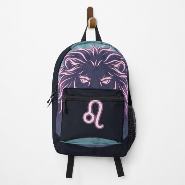 Item preview, Leo Zodiac Sign — Mystic Lion Portrait, Teal & Pink Neon Aesthetic designed and sold by DPSz.