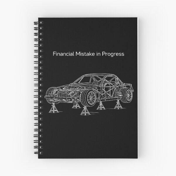Item preview, Financial Mistake In Progress - Project Car Blueprint Art designed and sold by WavesStation.