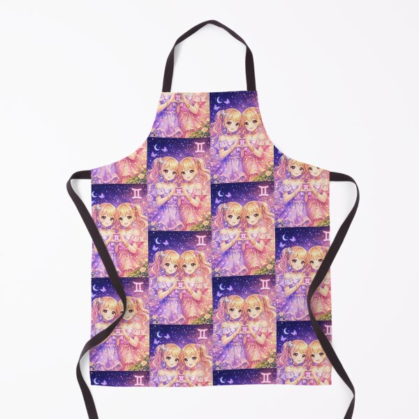 Item preview, Gemini Anime Zodiac Twins – Cute Astrology Aesthetic Gemini Art designed and sold by Bonitivity Zodiacs.
