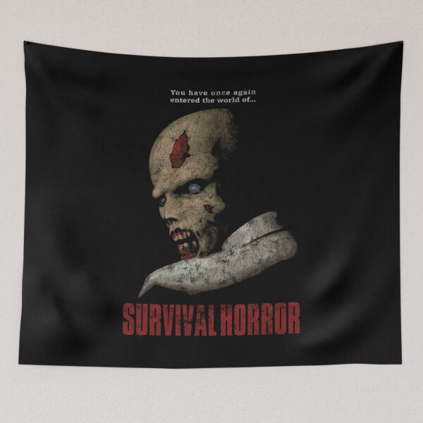 Item preview, Survival Horror Zombie Resident Evil Distressed designed and sold by Power Up Prints.
