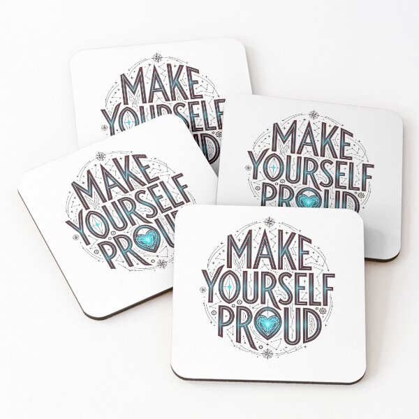 Item preview, Make Yourself Proud Ornamental Celestial Typography Art designed and sold by blastercreation.