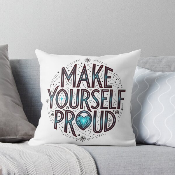 Item preview, Make Yourself Proud Ornamental Celestial Typography Art designed and sold by blastercreation.