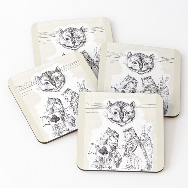 Item preview, Alice in Wonderland - Cheshire Cat Appearing (ink drawing by ACCI) designed and sold by VanyssaGraphics.