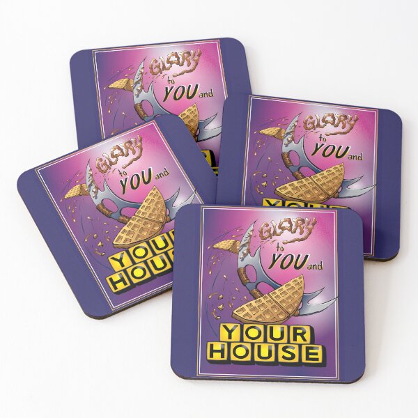 Item preview, Glory to You and Your House - Warrior Waffles designed and sold by doodlinglibrary.