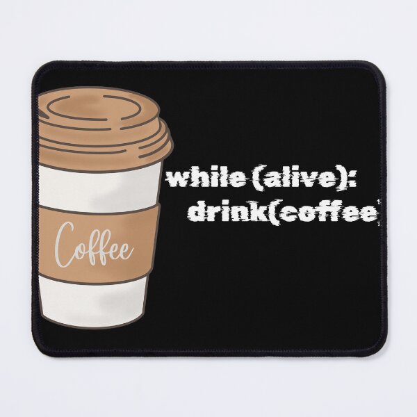Item preview, Infinite Loop Coffee - Developer Quote Graphic designed and sold by Mini Pixel Perfect Co..