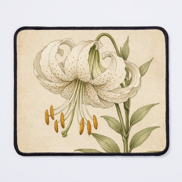 Item preview, Vintage Botanical Lily Illustration - Antique Flower Print designed and sold by Darlin8888.