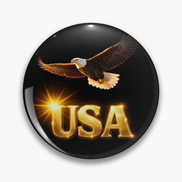 Item preview, Golden Freedom Flight – USA Bald Eagle designed and sold by IMOBILYARI.