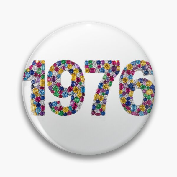 Item preview, Colorful 1976 Year Design #1976 #dateofbirth #year #sparkling #gemstones #multicolors designed and sold by Fanybany.