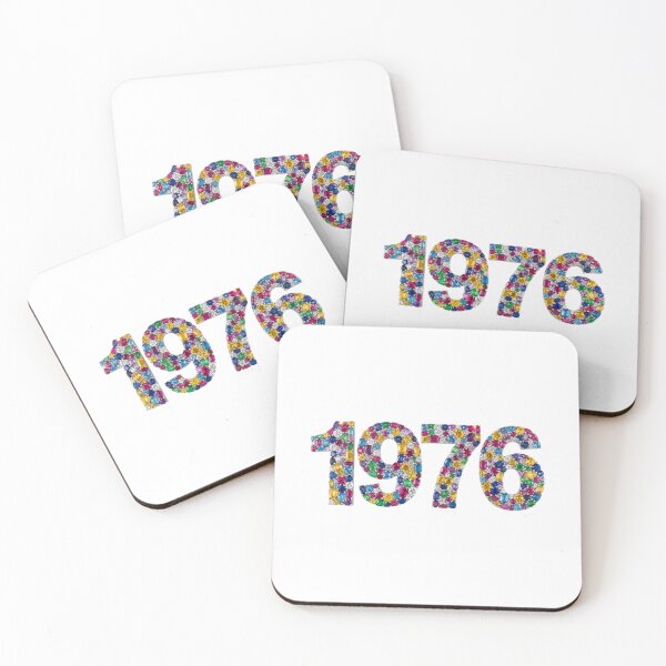 Item preview, Colorful 1976 Year Design #1976 #dateofbirth #year #sparkling #gemstones #multicolors designed and sold by Fanybany.