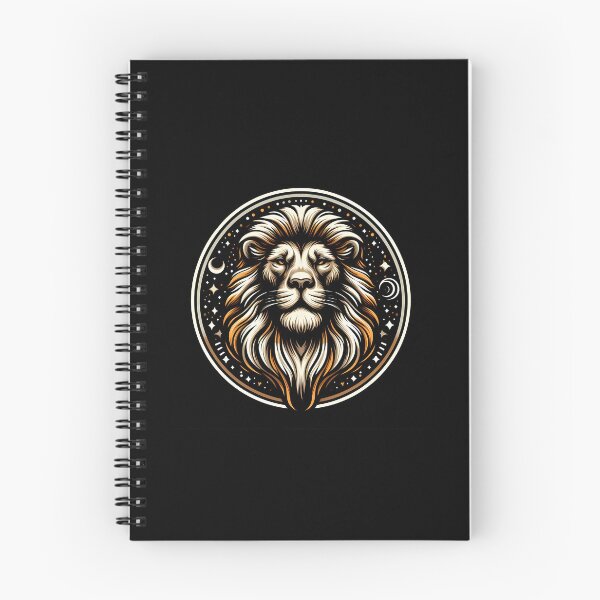Item preview, Detailed lion illustration with intricate patterns and warm colors, symbolizing strength and courage. designed and sold by beast-net.