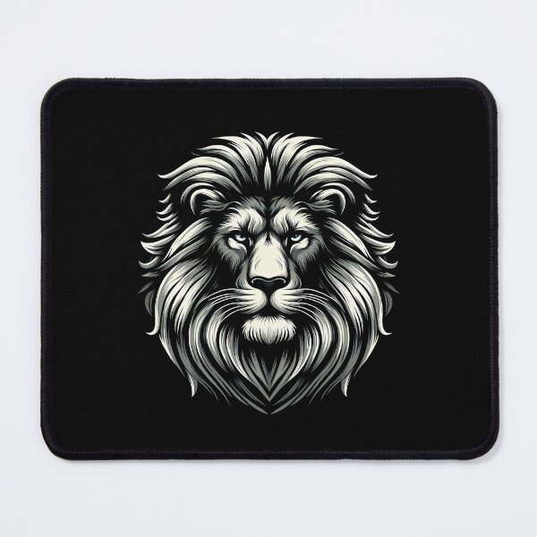 Item preview, Impressive illustration of a lion's head, showcasing intricate details and a majestic expression. designed and sold by beast-net.